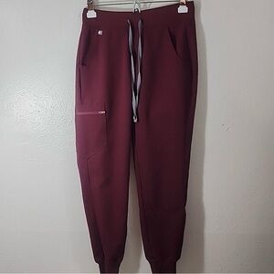 Figs Women's Jogger Pants in Burgundy